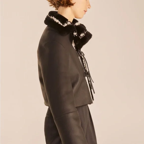 REBECCA TAYLOR - Shearling jacket